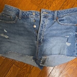 Blue Denim Women's Shorts